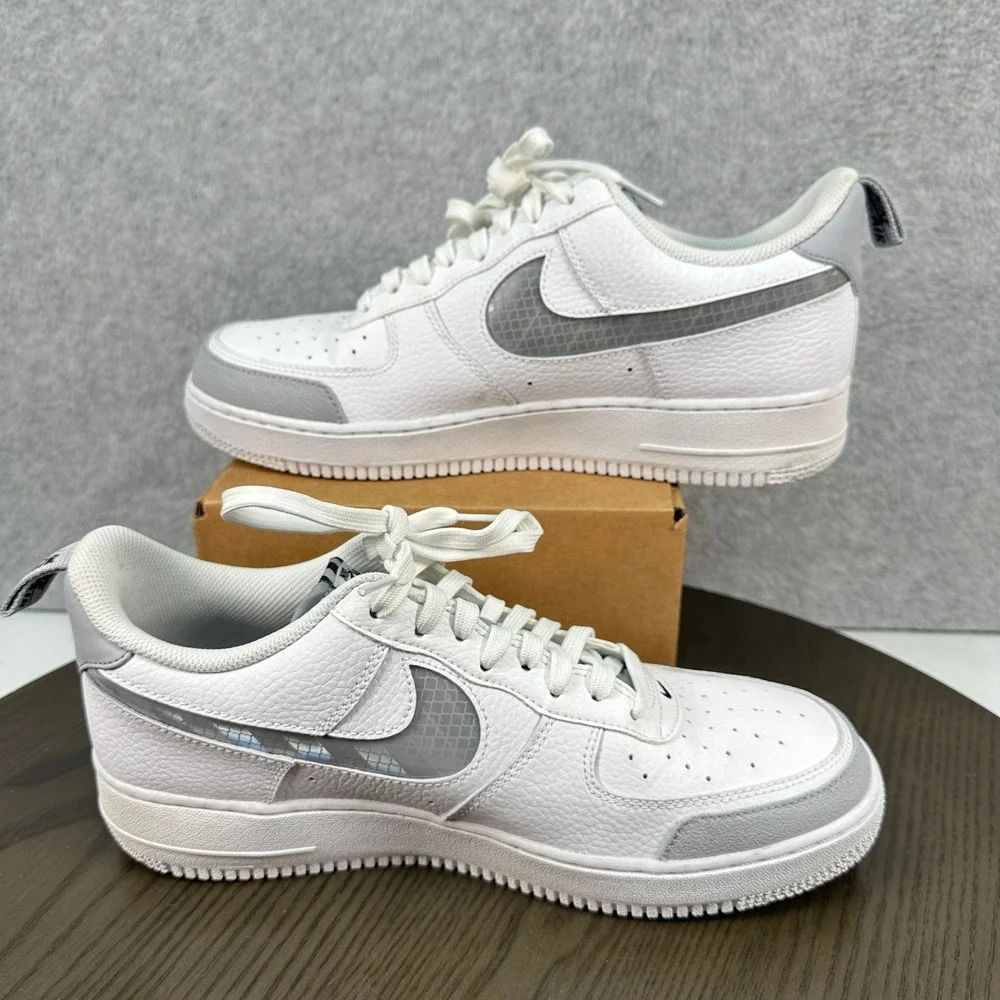 2019 Mens Nike Air Force One Low Under Construction Sz 10 BQ4421-100